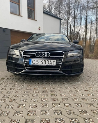 Audi A7 cena 88900 przebieg: 215000, rok produkcji 2014 z Bydgoszcz małe 254